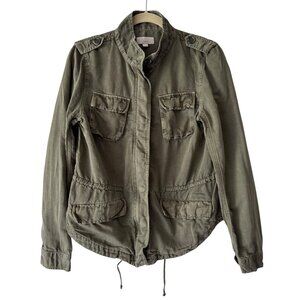 LOFT Cotton Linen Utility Field Jacket